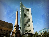 Gewandhaus, Augustusbrunnen und Tower